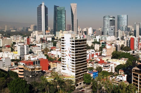 The Roma Norte neighborhood of Mexico City, home to the Japan nightclub and focus of concerns about the prevalence of foreigners.