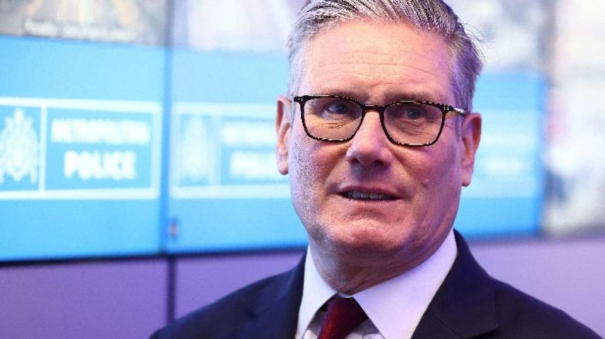 Primeiro-ministro britânico, Keir Starmer 15 de maio de 2026 Peter Nicholls/Pool via REUTERS