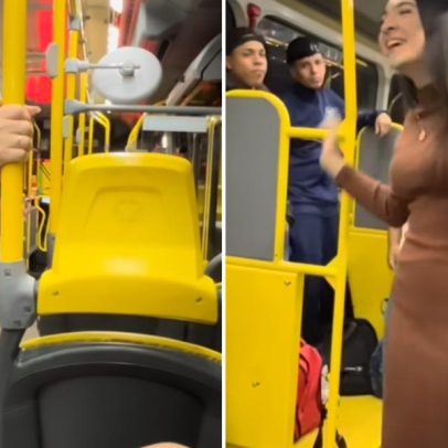Jovem ora e evangeliza passageiros em ônibus no Paraná