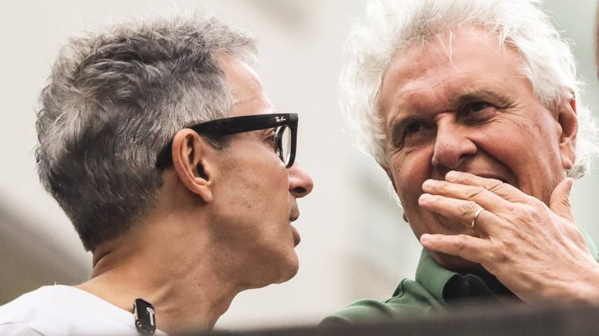 Zema e Caiado: nenhum ganho eleitoral com a crise envolvendo Flávio (Gabriel Silva/RasPress/Folhapress/.)