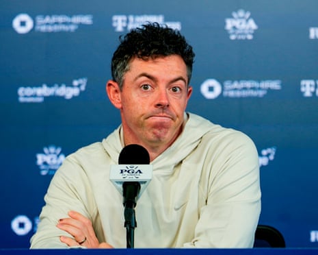 Rory McIlroy: ‘Whenever you have funding tied so much to the geopolitical landscape in the world, that’s a tricky road to navigate.’
