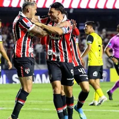 Luciano empata com Calleri na artilharia e mira Sul-Americana pelo São Paulo