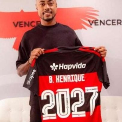 Flamengo confirma renovação de contrato com Bruno Henrique até 2027