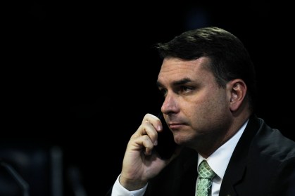 O senador Flávio Bolsonaro (PL-RJ)
