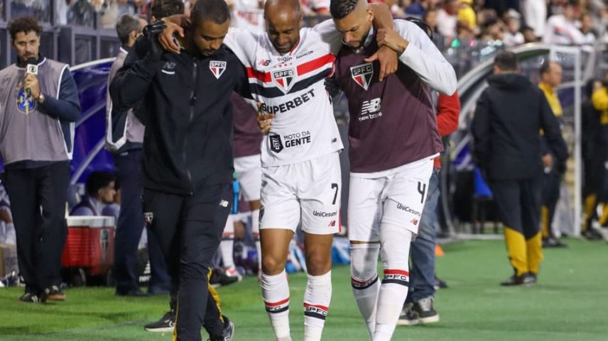Lucas Moura passou por cirurgia nesta segunda-feira (Foto: Theo Daolio/Ekobanpress/Folhapress)