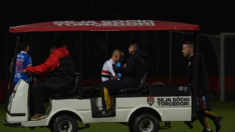 Lucas Moura teve histórico longo de lesões desde seu retorno ao Tricolor (Foto: Theo Daolio/Ekobanpress/Folhapress).