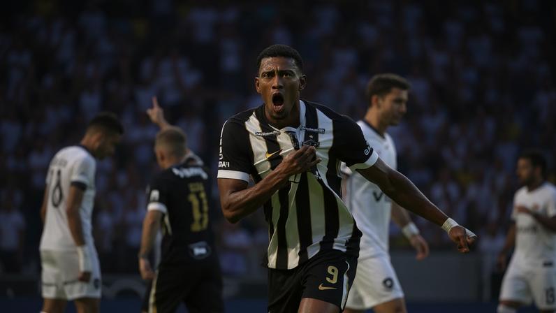 Cassiera abre o placar para o Atlético-MG diante do Botafogo pelo Campeonato Brasileiro. (Foto: Araceli Souza/MyPhoto Press/Folhapress)