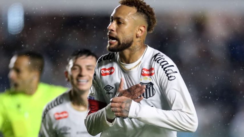 Neymar em ação pelo Santos (Foto: Guilherme Dionizio/Código 19/Folhapress)