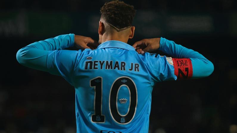 Neymar em Coritiba x Santos (Foto: Gabriel Machado/AGIF/Folhapress)