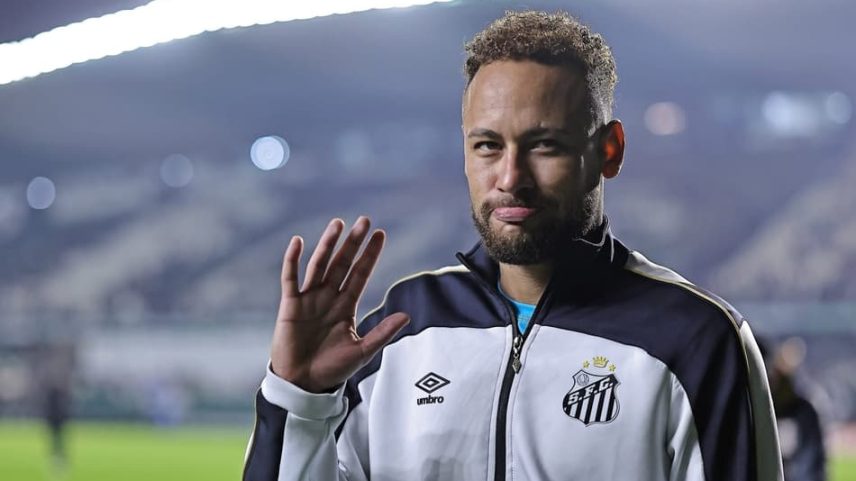 Neymar antes do duelo entre Coritiba x Santos (Foto: Heuler Andrey/DiaEsportivo/Folhapress)