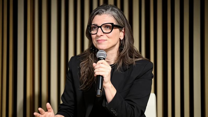 Francesca Albanese in Barcelona, Spain, on Friday.