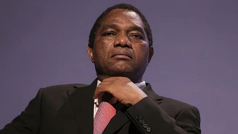 Zambia’s president, Hakainde Hichilema. Local reports suggested pressure from China could be behind the move as delegates from Taiwan were due to attend.