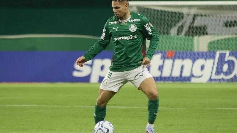 Paulinho durante Palmeiras x Cerro Porteño (Foto: Vinicius Nunes/Agencia F8/Folhapress)