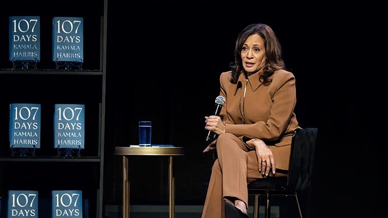 ‘Kamala Harris, apparently preparing for another run, leads in polls for the 2028 Democratic presidential nomination.’ Photograph: Angelina Katsanis/AP
