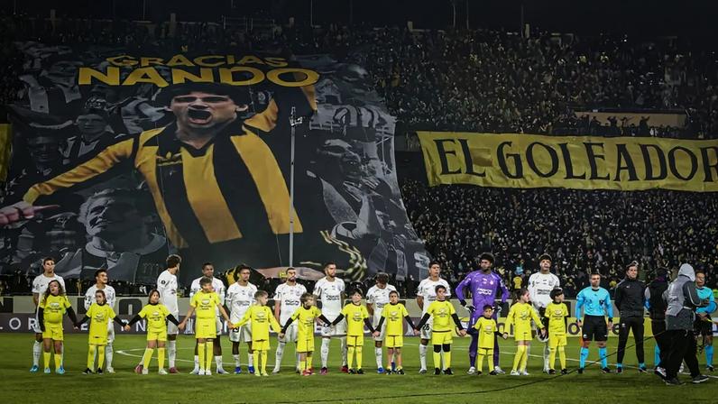 Peñarol x Corinthians terminou empatado em 1 a 1 (Foto: Gaston Britos/FocoUy/DiaEsportivo/Folhapress)