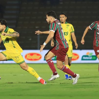 Denilson abre o placar em Mirassol x Fluminense