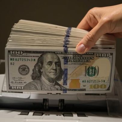 Dólar cai abaixo de R$ 5 com fraqueza externa e ajuste de risco