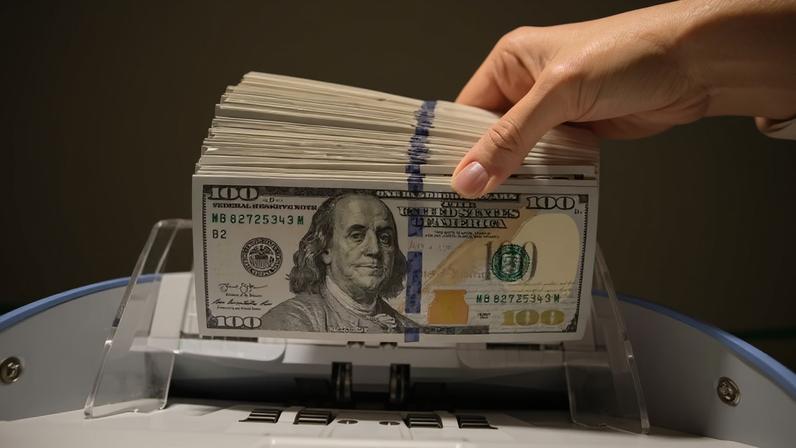 Dólar cai abaixo de R$ 5 com ajuste em risco e fraqueza da moeda no exterior — Foto: Paul Yeung/Bloomberg
