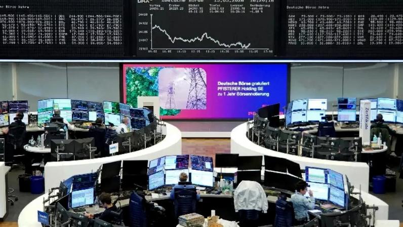 Bolsa de Frankfurt 15 de maio de 2026. REUTERS/equipe
