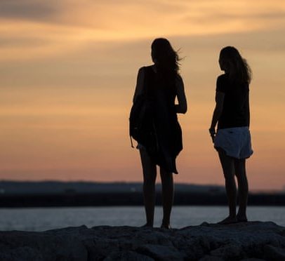 Mãe e eu, como oceano e montanhas, nos entendemos sem palavras