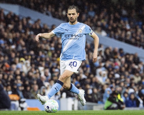 Bernardo Silva gave a composed showing in his penultimate game at the Etihad Stadium.