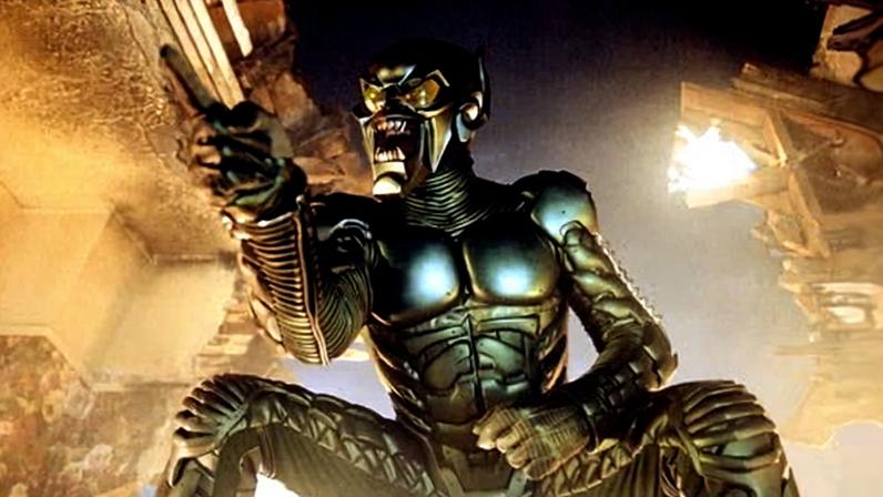 Super supervillain … Willem Dafoe as Green Goblin in Spider-Man, 2002.