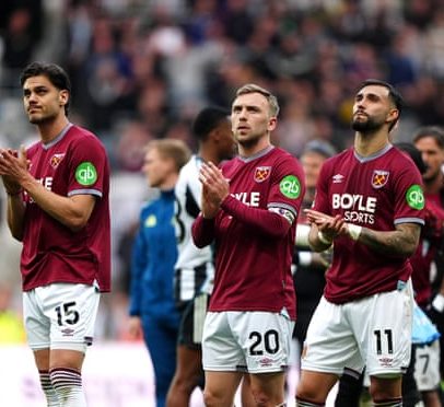 West Ham pode levantar £100 milhões com venda de jogadores se for rebaixado