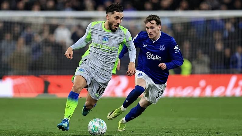 Rayan Cherki is one of many Man City players comfortable with the ball at his feet.