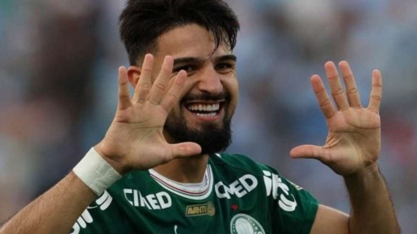 Sosa marcou o segundo gol do Palmeiras contra o Sporting Cristal –
