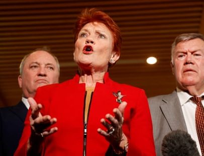 Política de Pauline Hanson avança e grandes partidos ficam em alerta