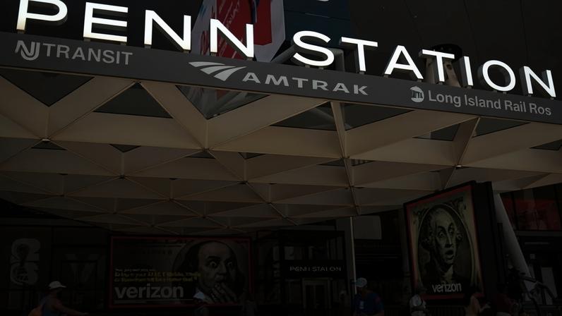 Penn Station in New York City on 19 May 2026.