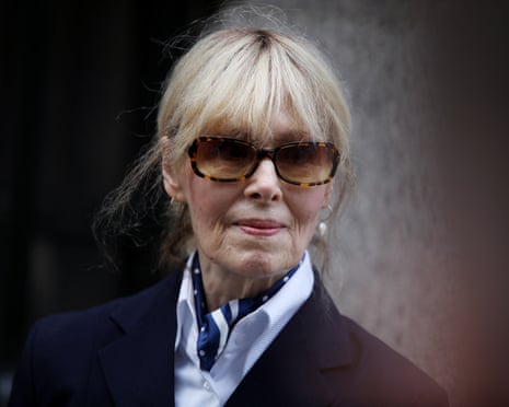 E Jean Carroll departs Manhattan federal appeals court after arguments in a judgment appeal brought by Donald Trump, in New York City, on 6 September 2024.