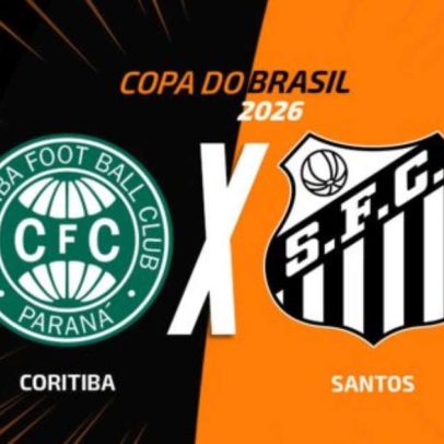 Coritiba x Santos: transmissão, escalações e arbitragem