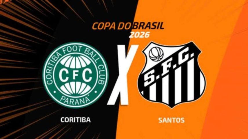 Coritiba e Santos decidem um lugar nas oitavas de final da Copa do Brasil –