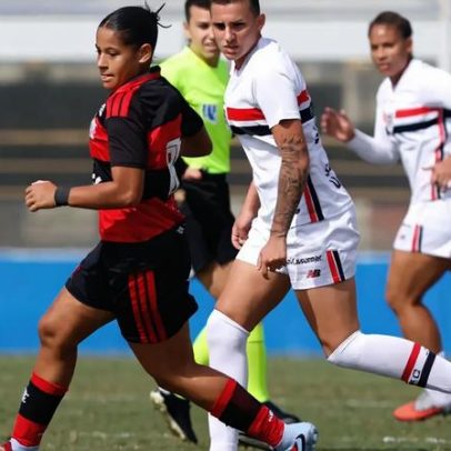 Flamengo vence São Paulo no 1º jogo da final do Brasileiro Sub-20 feminino