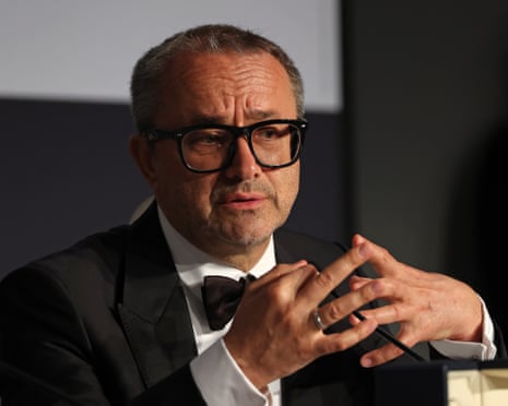 Andrey Zvyagintsev at Cannes film festival.