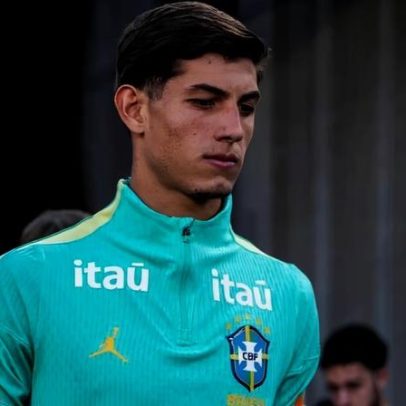 Goleiro da base do Flamengo, Léo Nannetti, treina com a seleção brasileira