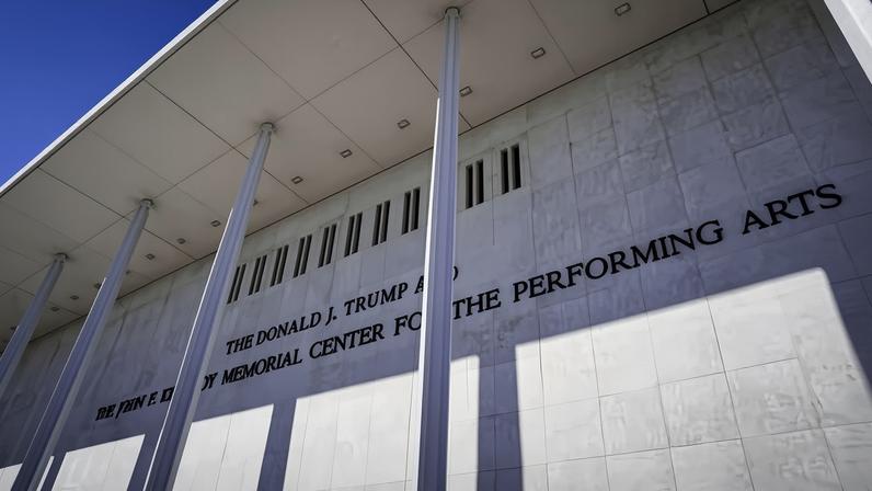 The Kennedy Center after Donald Trump said he planned to close it for two years for reconstruction in Washington DC on 2 February 2026.
