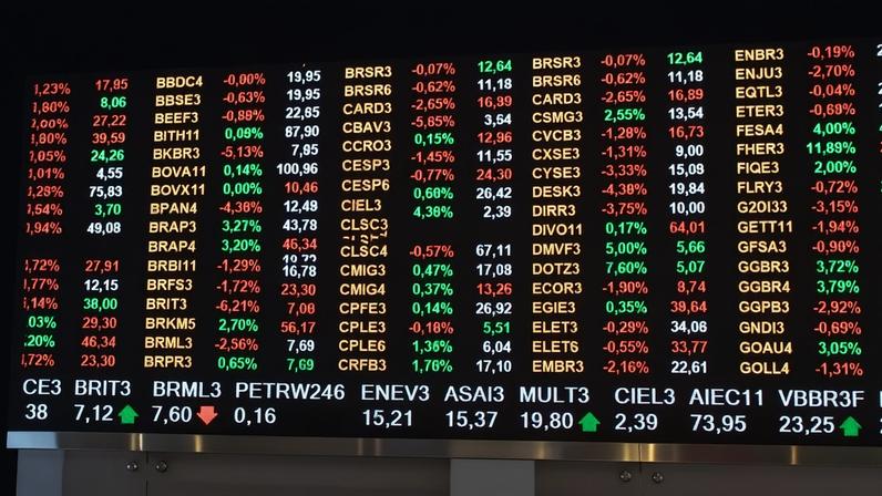 Ibovespa cede e destoa de demais ativos locais com queda das ações da Vale — Foto: Patricia Monteiro/Bloomberg