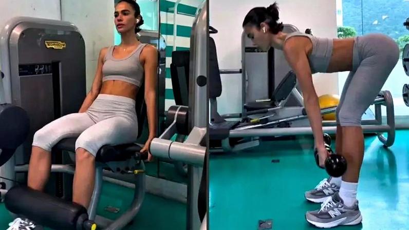 Bruna Marquezine aposta em treino express com Chico Salgado e mostra como aproveitar 30 minutos com eficiência.