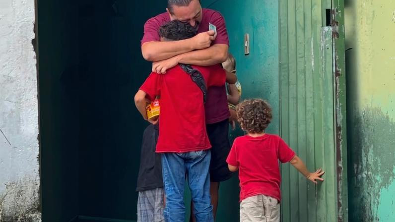 O menino Davi. (Foto: Reprodução/Instagram/Leandro Pessoa)