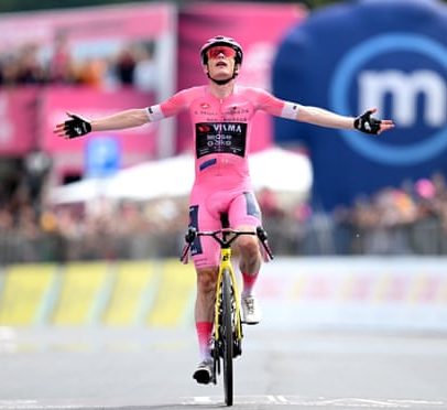 Vingegaard avança para o título do Giro após a penúltima etapa