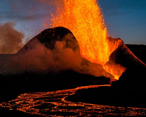 Fagradalsfjall volcano in southwest Iceland.