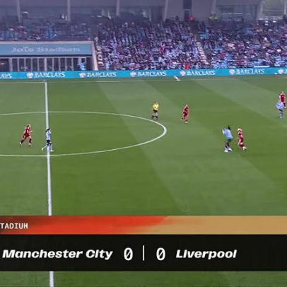 Manchester City vence Liverpool por 1-0 na WSL