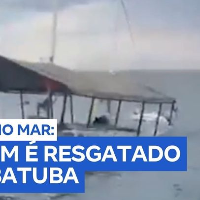 Tripulante salvo pelo Grupamento Marítimo após embarcação ficar à deriva