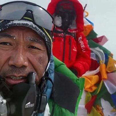 Nepalês sobe o Everest pela 32ª vez, marca recorde