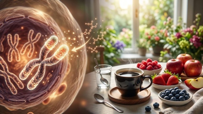 Estudo associa café e frutas ao envelhecimento do DNA