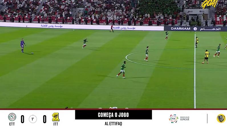 Al Ettifaq - Al Ittihad 0 - 0 | COMEÇA O JOGO