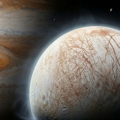 Lua de Júpiter perde sinal de água após nova análise do Hubble