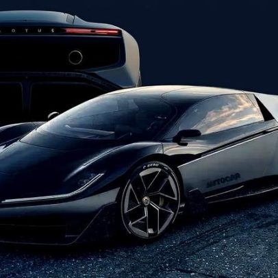 Lotus prepara Type 135 com V8 híbrido, chega em 2028